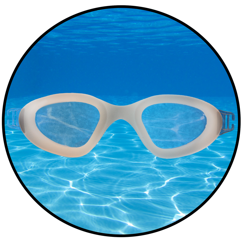 D-LUX Goggles-in-a-Bottle | White with Clear Lens