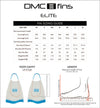 DMC Elite Fin - Kandy Blue Tips (pair)