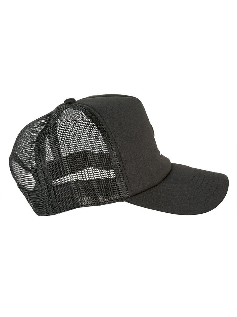 Embroidered SSH Trucker Cap Black