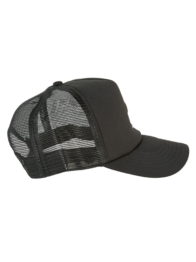 DMC Fin Embroidered Trucker Cap Black