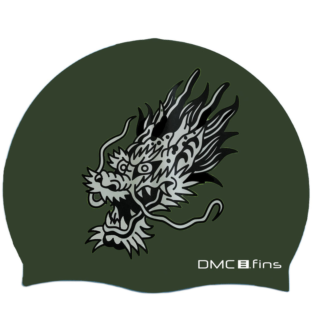 DMC Swim Cap Dragon Design