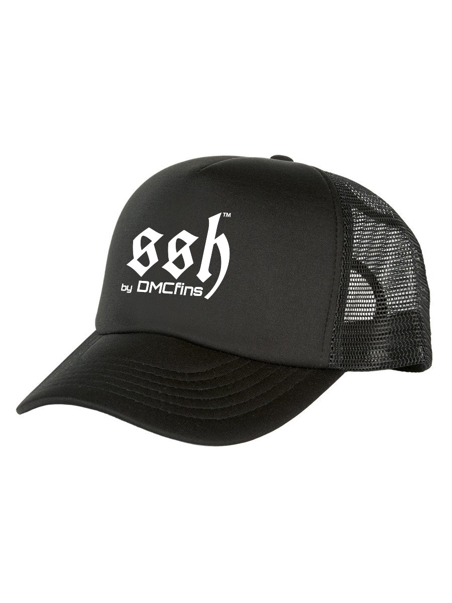 Embroidered SSH Trucker Cap Black