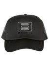 DMC Logo Embroidered Trucker Cap Black