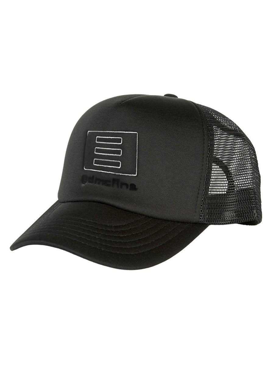 DMC Logo Embroidered Trucker Cap Black