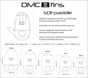 DMC SOFpaddle Charcoal (pair)